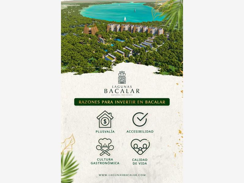 Departamento en venta en Bacalar Centro, Bacalar — foto 1 de 10