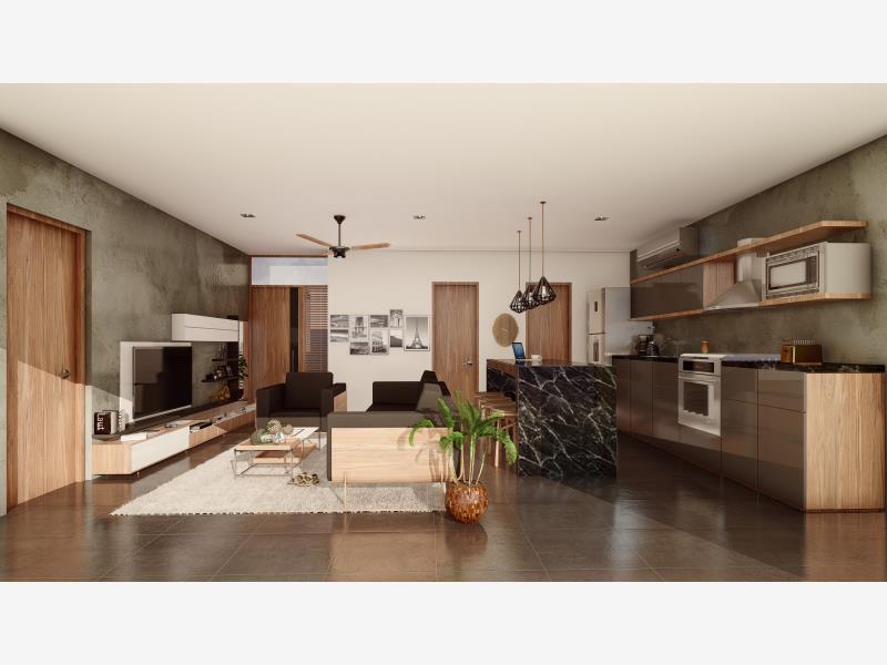 Departamento en venta en Ejidal, Solidaridad — foto 1 de 14