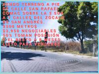 Terreno en venta en San Rafael Comac, San Andrés Cholula, Puebla Terreno en venta en San Rafael Comac, San Andrés Cholula, Puebla