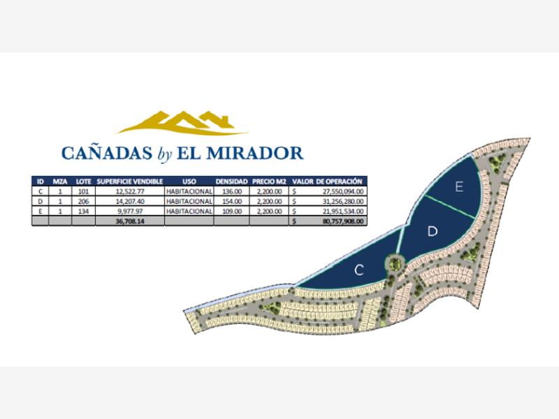 Terreno en venta en El Mirador, El Marqués