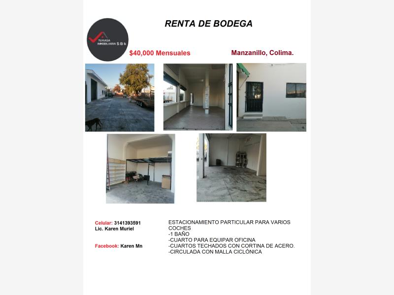 Bodega en renta en Salagua, Manzanillo — foto 1 de 12
