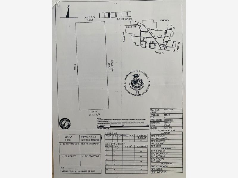 Terreno en venta en Komchen, Mérida — foto 1 de 2