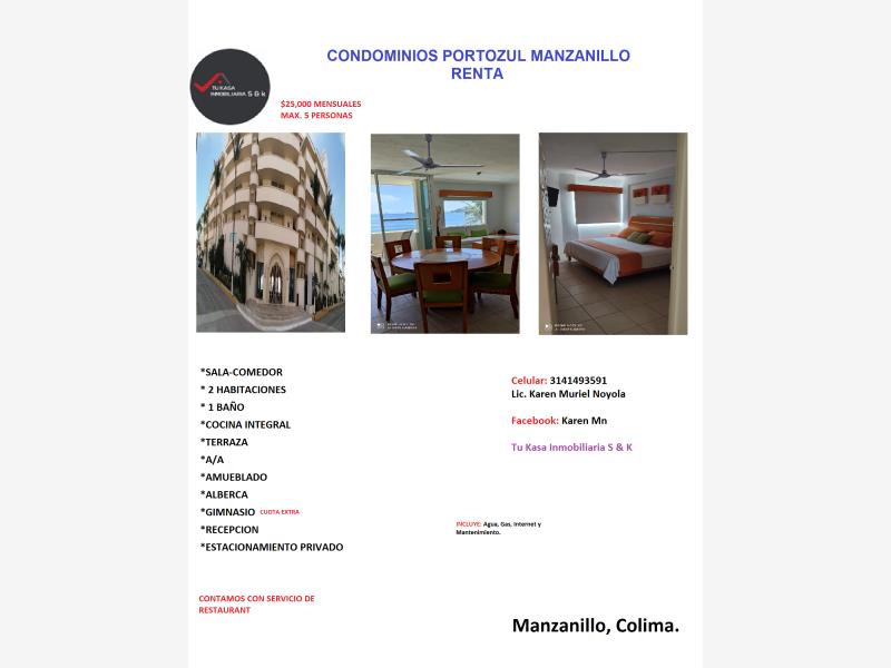 Departamento en renta en Valle Salagua, Manzanillo — foto 1 de 22