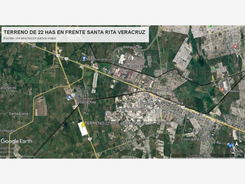 Terreno en venta en Santa Rita, Veracruz
