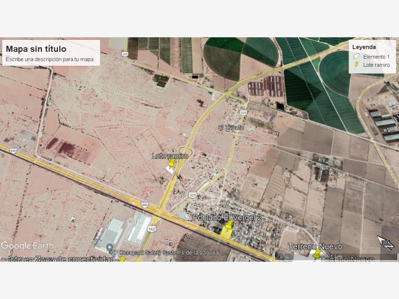 Terreno en venta en El Vergel, Gómez Palacio — foto 1 de 2