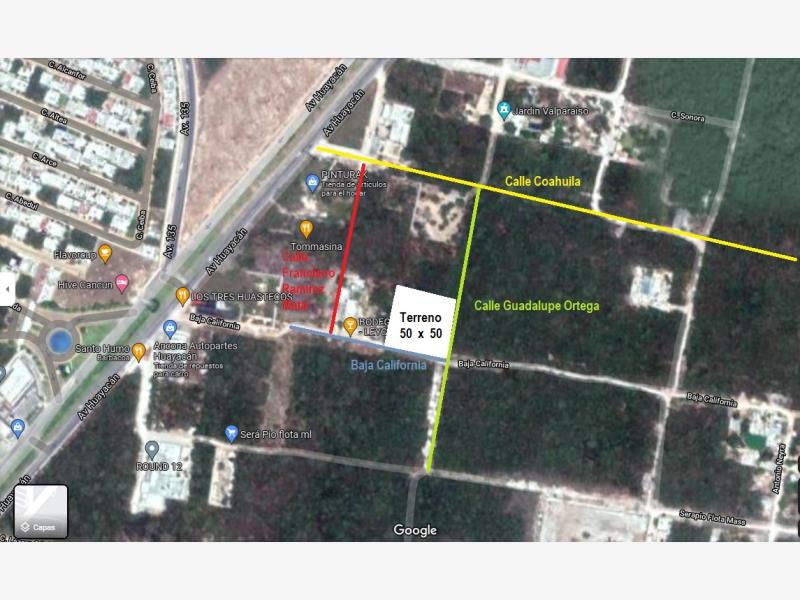 Terreno en venta en Alfredo V. Bonfil, Benito Juárez