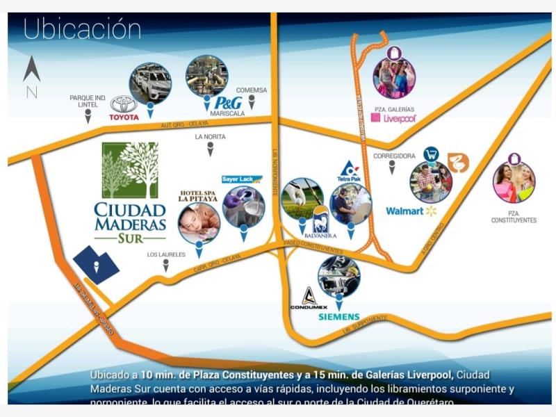 Terreno en venta en Ciudad Maderas, El Marqués — foto 1 de 3