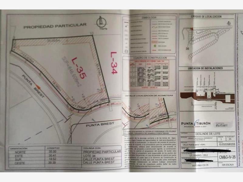 Terreno en venta en Punta Tiburón, Residencial, Marina y Golf, Alvarado