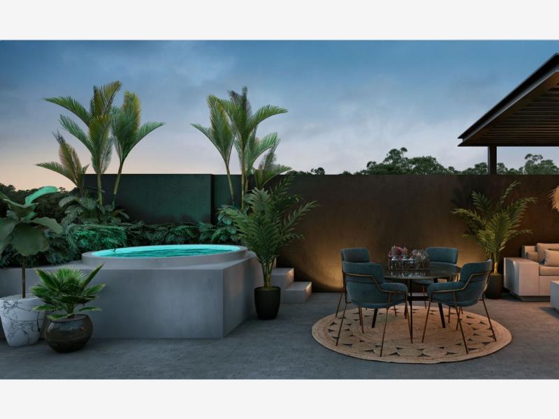 Departamento en venta en Aldea Zama, Tulum — foto 1 de 18