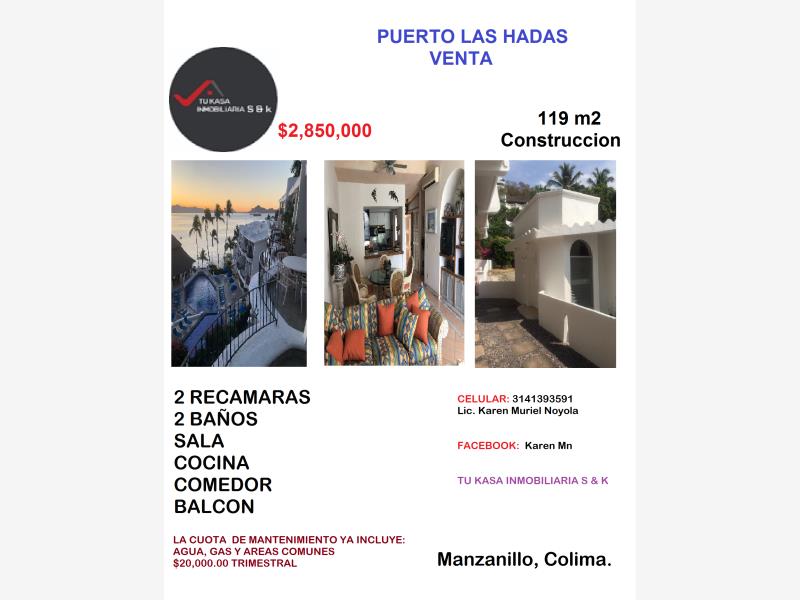 Departamento en venta en Las Hadas, Manzanillo — foto 1 de 18