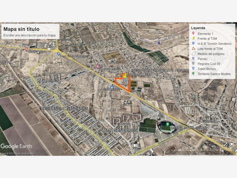 Terreno en venta en Hacienda del Rosario, Torreón — foto 1 de 2