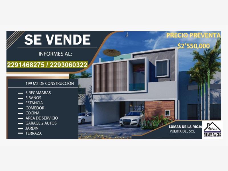 Casa en venta en Lomas de la Rioja, Alvarado — foto 1 de 3