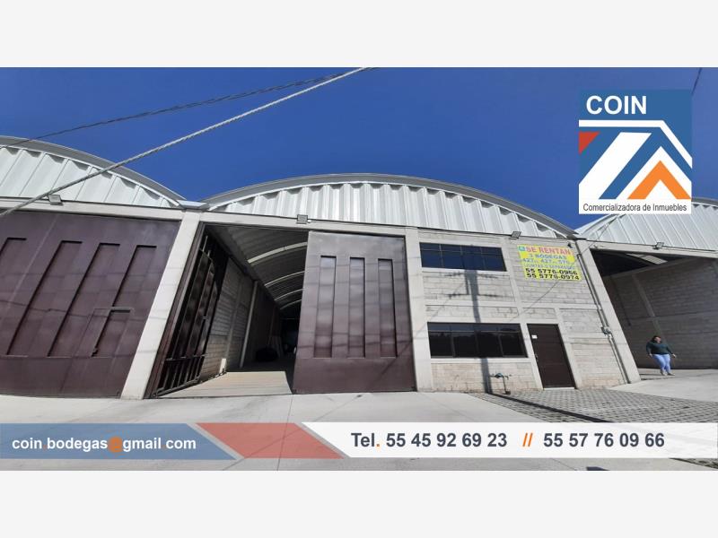 Bodega en renta en Olmos, Tizayuca — foto 1 de 6