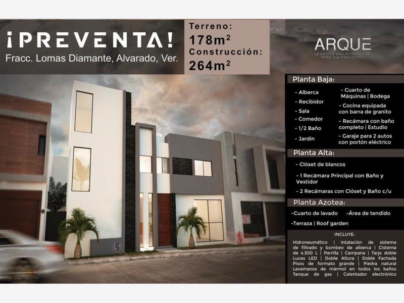 Casa en venta en Lomas Diamante, Alvarado — foto 1 de 9