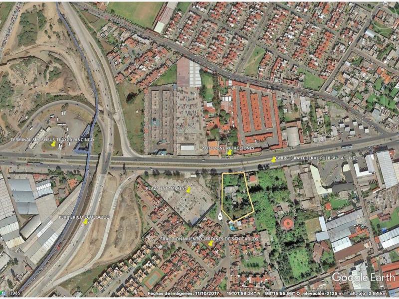 Terreno en venta en San Bernardino Tlaxcalancingo, San Andrés Cholula — foto 1 de 3