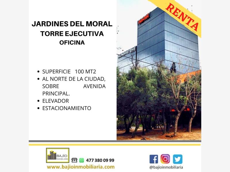 Oficina en renta en Jardines del Moral, León — foto 1 de 7