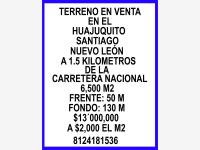 Terreno en venta en Huajuquito o los Cavazos, Santiago, Nuevo León