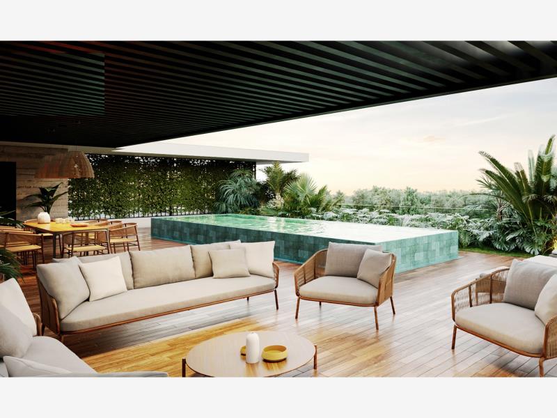 Departamento en venta en Playa Car Fase II, Solidaridad — foto 1 de 38