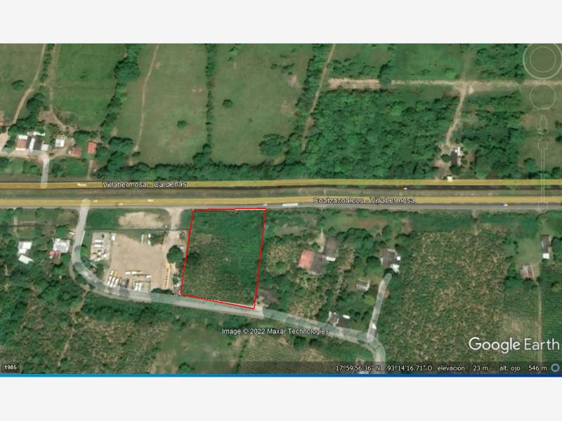 Terreno en venta en Cucuyulapa, Cunduacán — foto 1 de 2