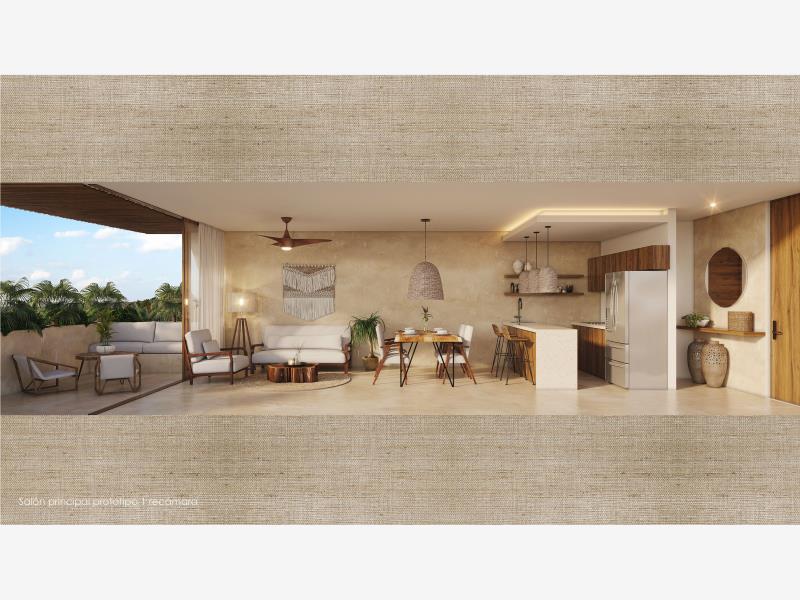 Departamento en venta en La Veleta, Tulum — foto 1 de 13