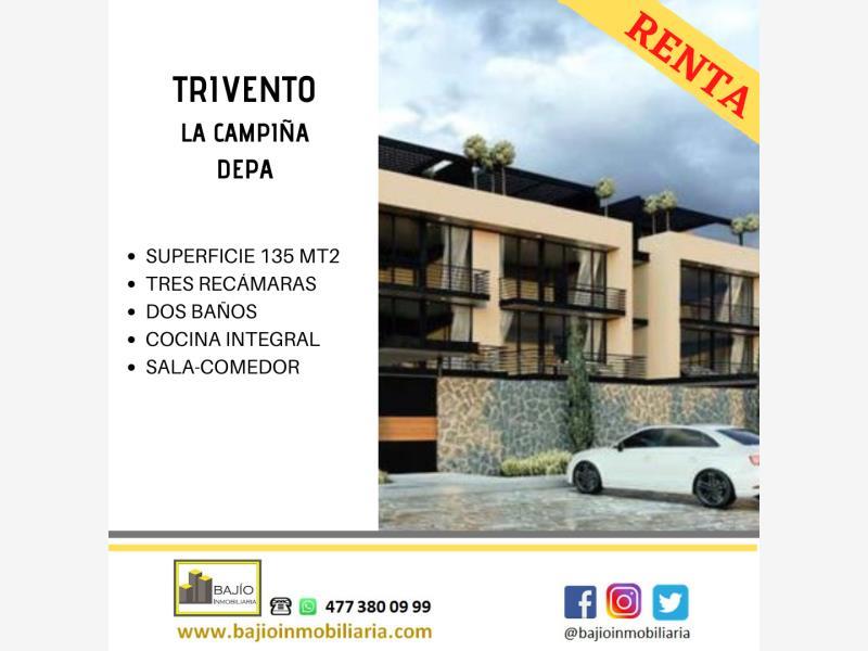 Departamento en renta en La Campiña del Bosque, León — foto 1 de 7
