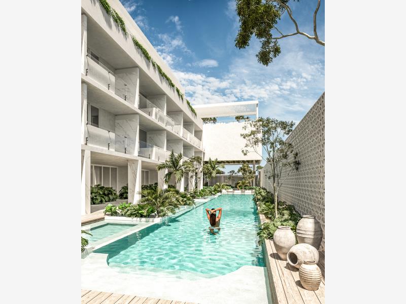 Departamento en venta en La Veleta, Tulum — foto 1 de 4