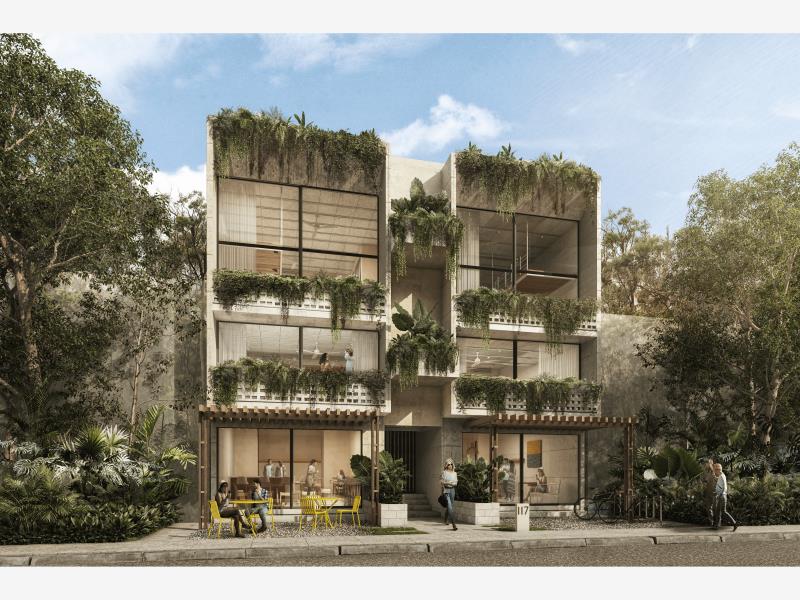 Departamento en venta en La Veleta, Tulum — foto 1 de 6