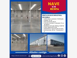 Nave en renta en Cuarto, Huejotzingo, Puebla