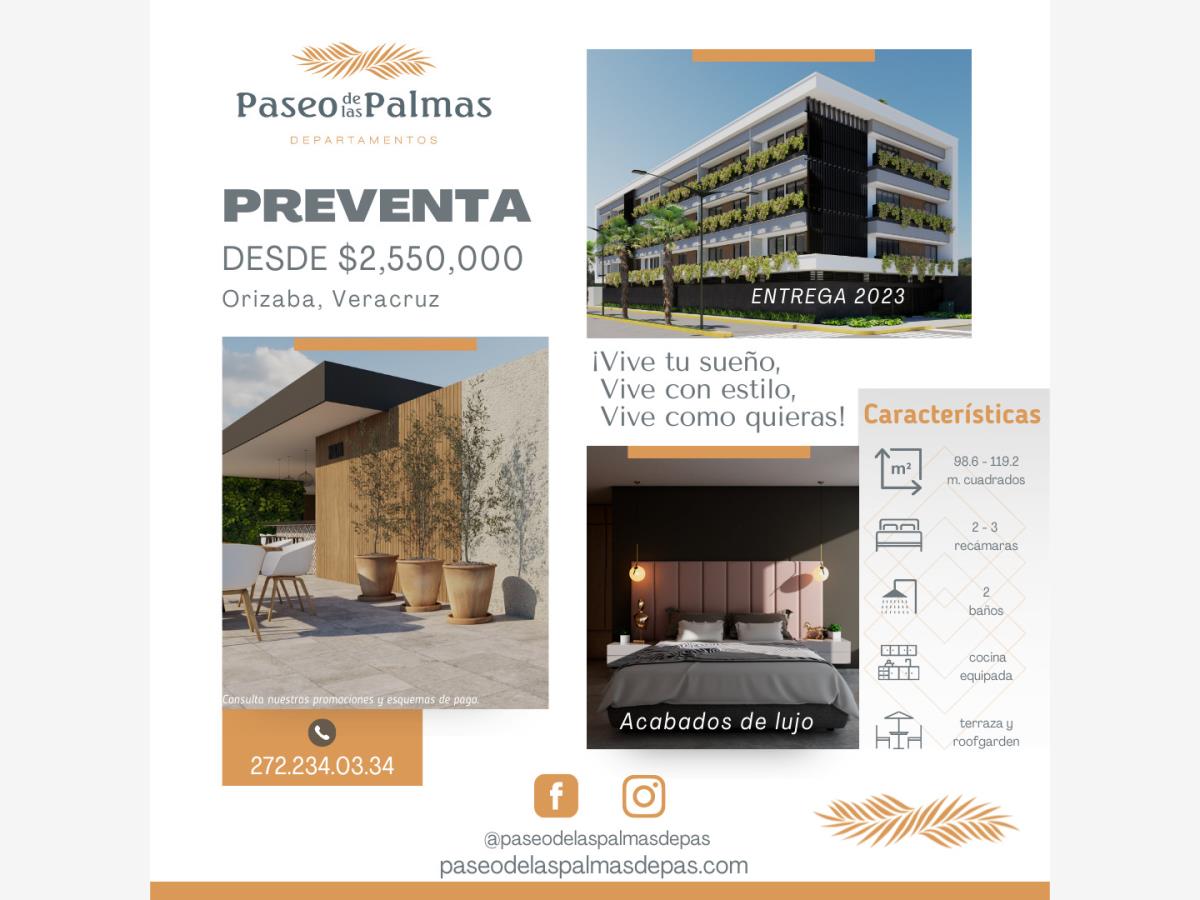 Departamento en venta en Benito Juarez, Orizaba — foto 1 de 5