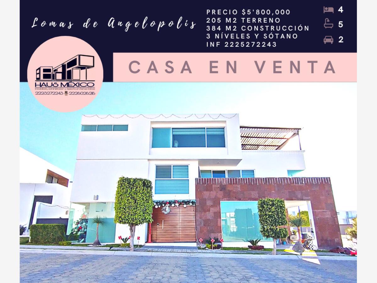 Casa en venta en Lomas de Angelópolis, San Andrés Cholula — foto 1 de 24