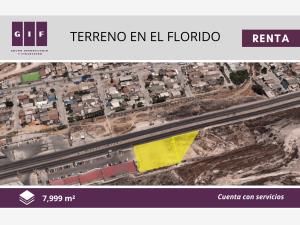 Terreno en renta en El Florido 1ra. Sección, Tijuana, Baja California