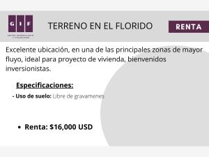 Terreno en renta en El Florido 1ra. Sección, Tijuana — foto 2 de 3