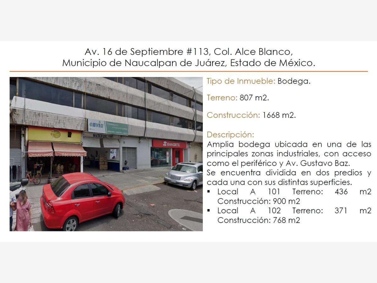 Bodega en venta en Industrial Alce Blanco, Naucalpan de Juárez — foto 1 de 15