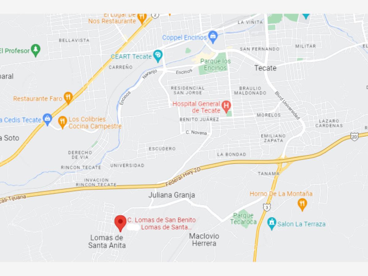 Casa en venta en Lomas de Santa Anita, Tecate, Baja California