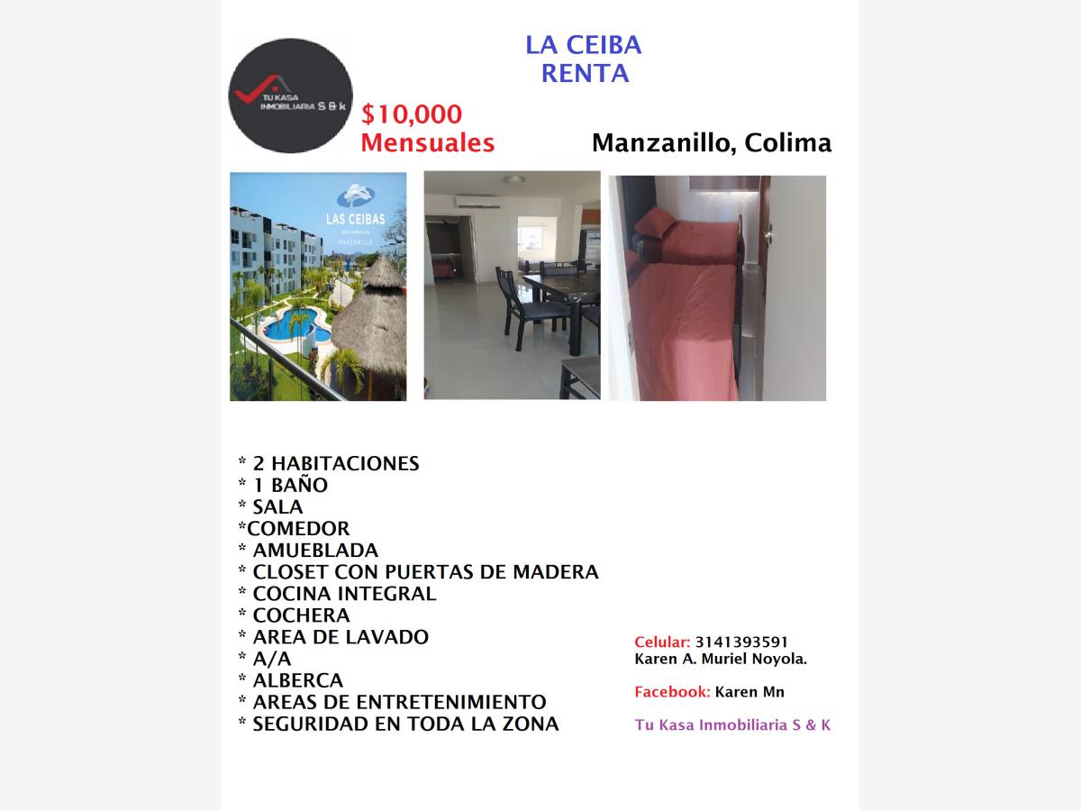 Departamento en renta en Valle de las Garzas II, Manzanillo — foto 1 de 22