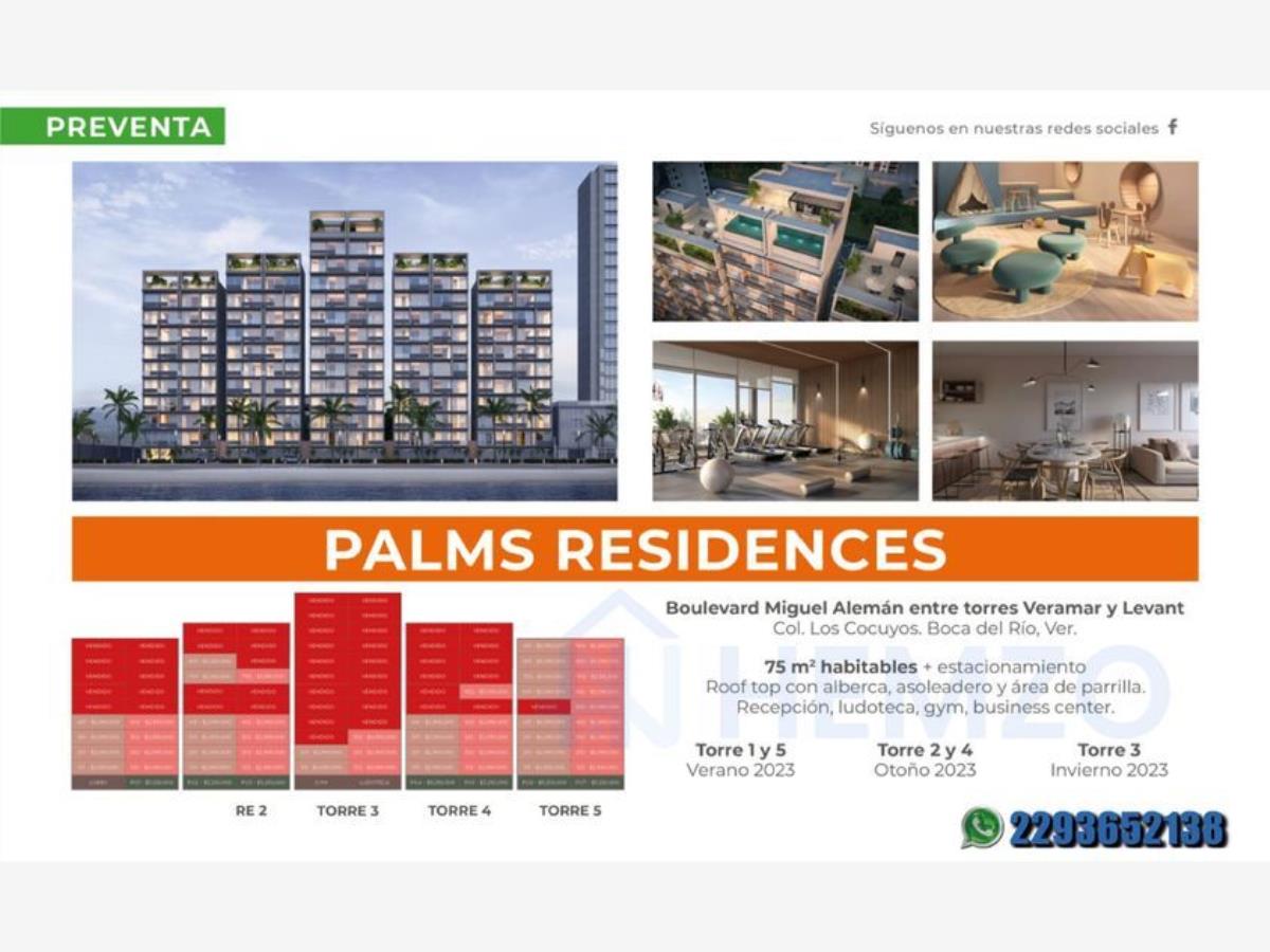 Departamento en venta en Playa de Oro Mocambo, Boca del Río