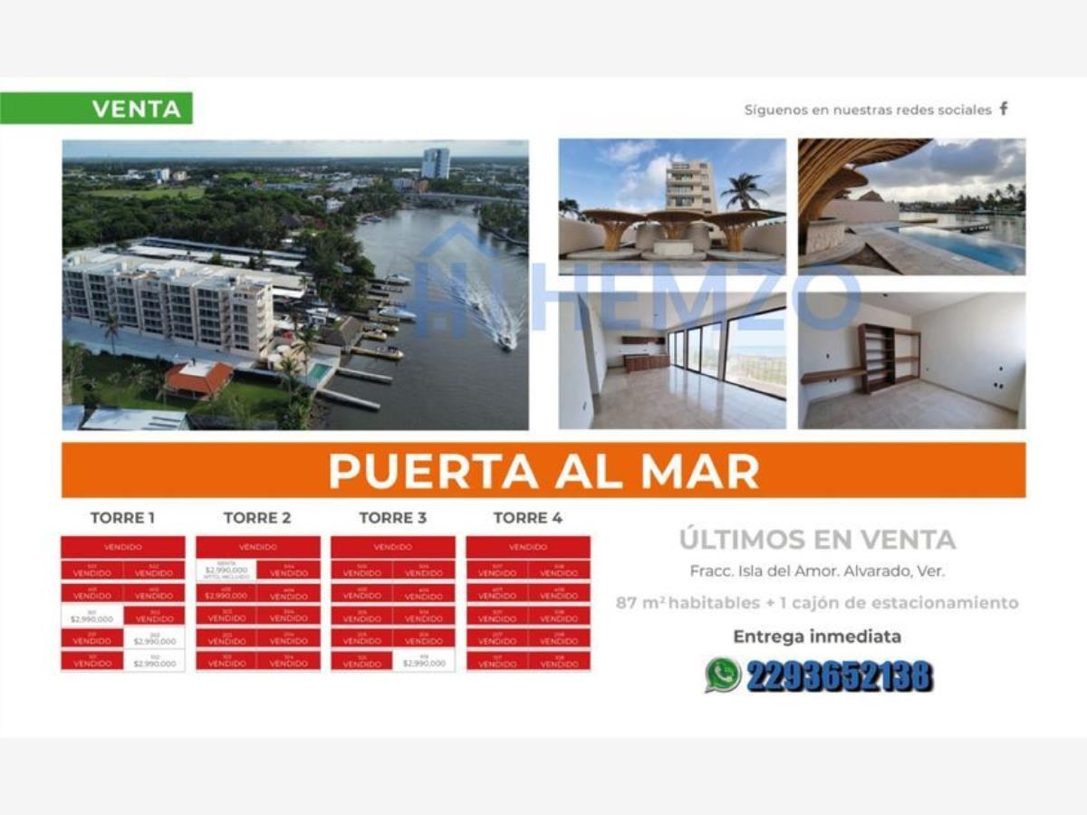 Departamento en venta en Isla del Amor, Alvarado