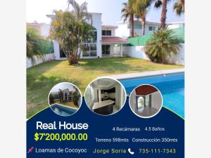 Casa en venta en Lomas de Cocoyoc, Atlatlahucan, Morelos