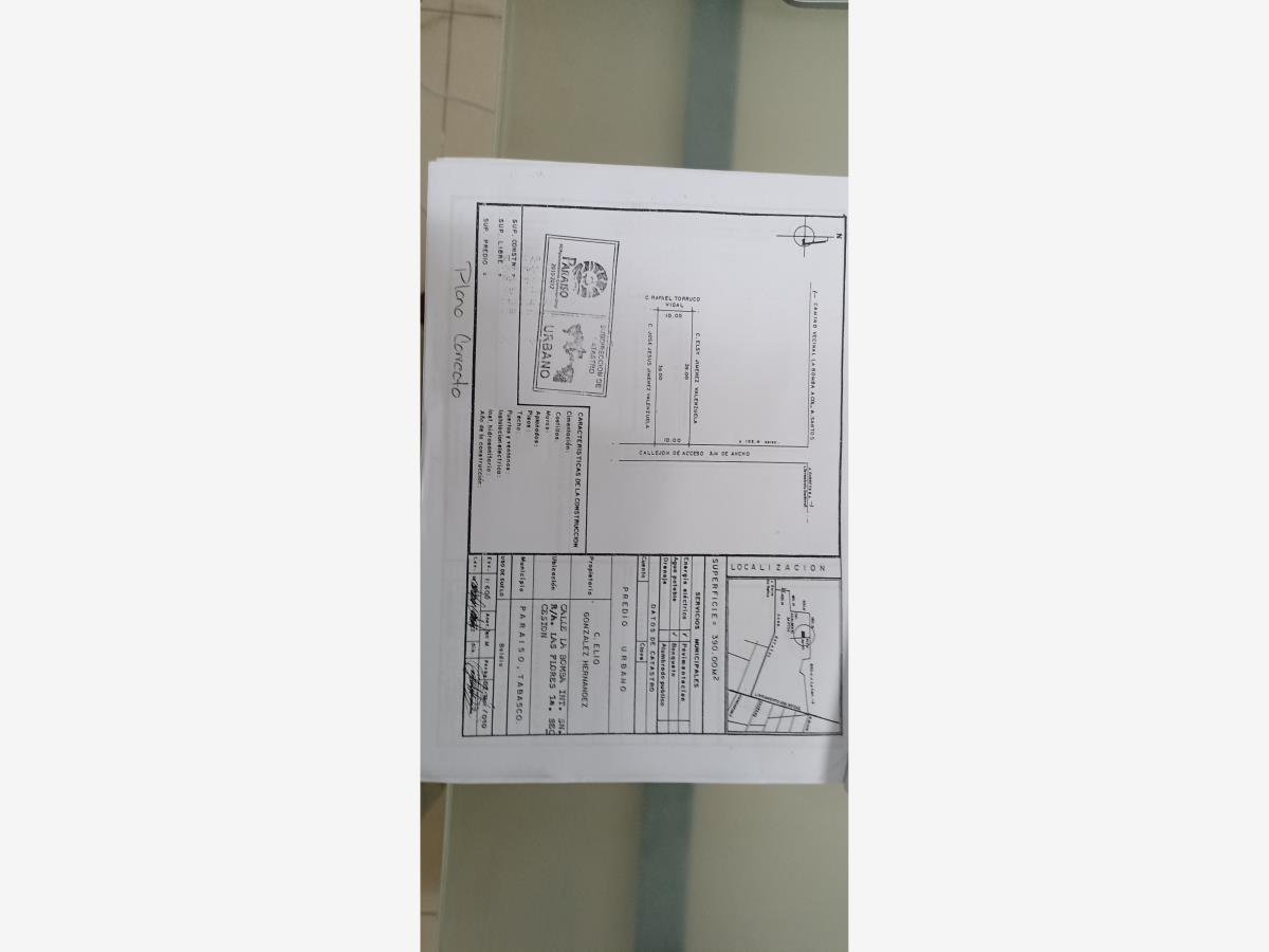 Terreno en venta en Las Flores 1ra. Sección, Paraíso — foto 1 de 2