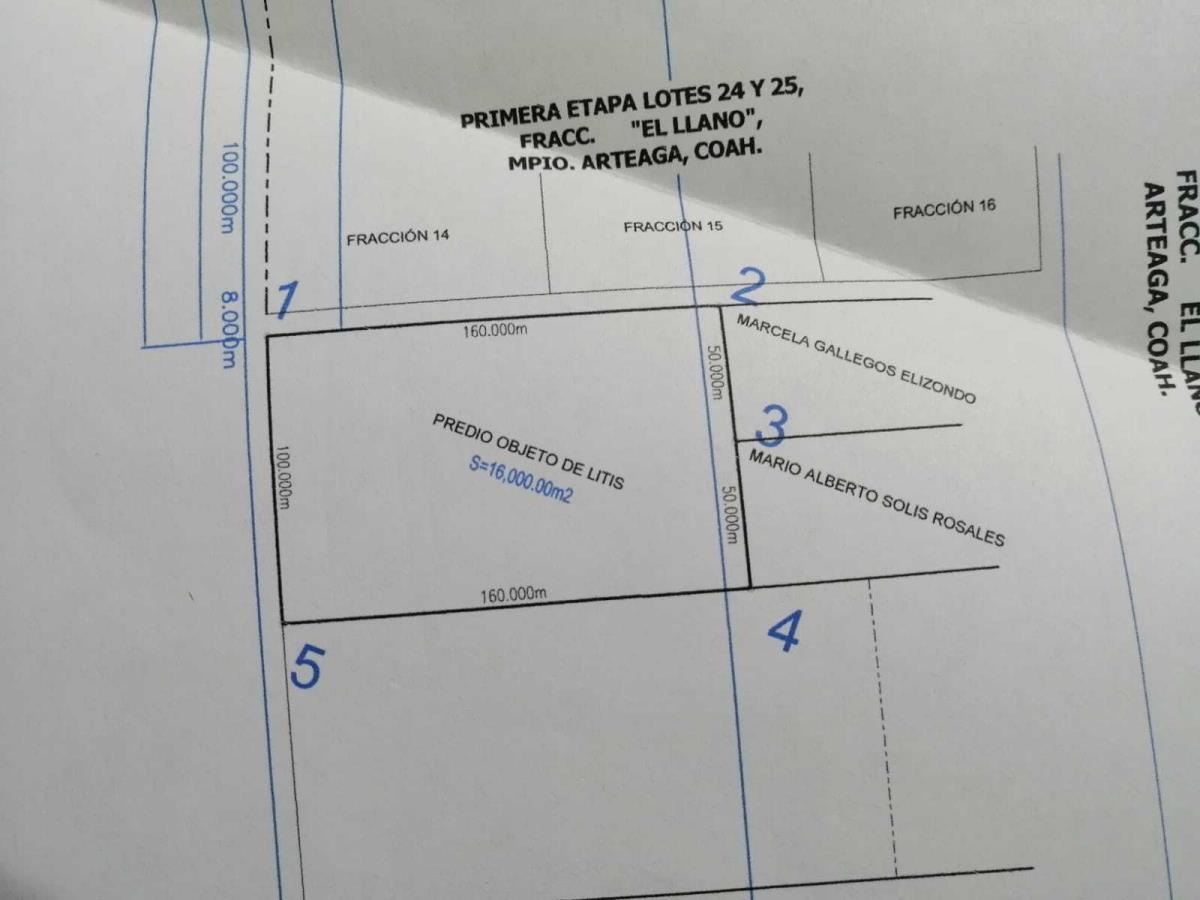 Terreno en venta en Los Llanos, Arteaga — foto 1 de 4