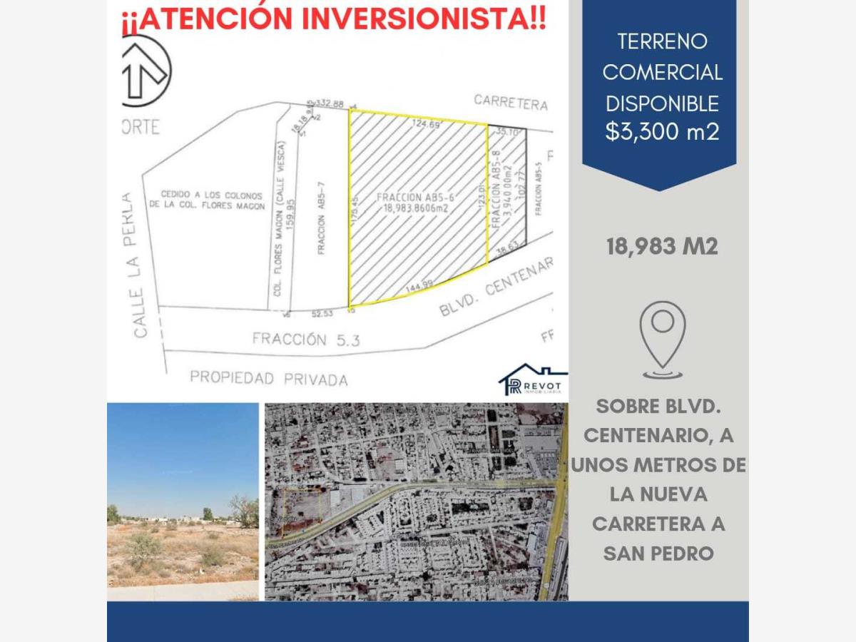 Terreno en Venta en La Union, Torreón, Coahuila de Zaragoza