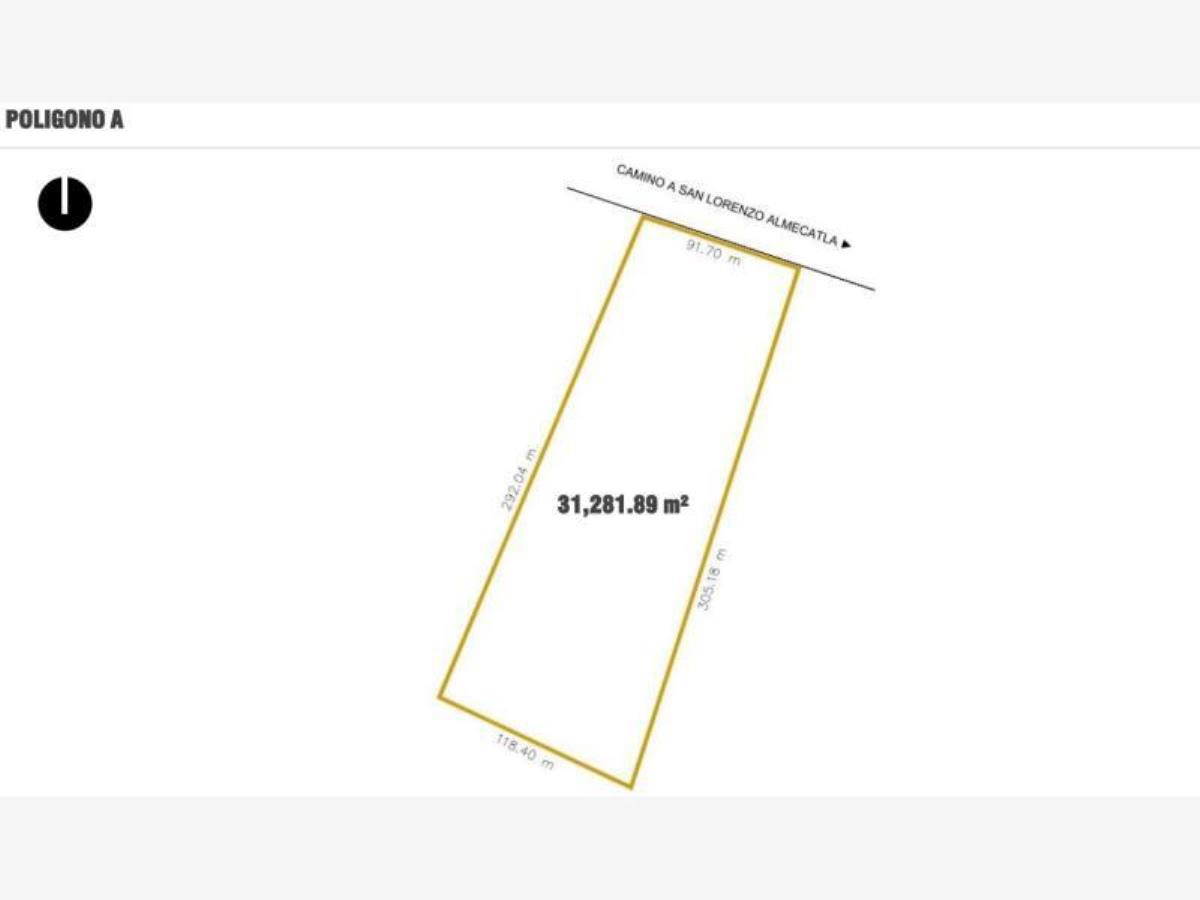 Terreno en venta en San Lorenzo Almecatla, Cuautlancingo