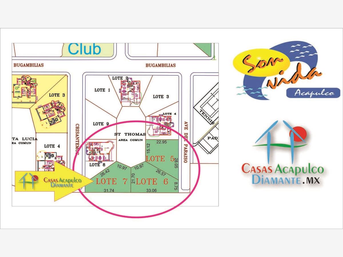 Terreno en Venta en Son Vida, Acapulco de Juárez, Guerrero Terreno en Venta en Son Vida, Acapulco de Juárez, Guerrero