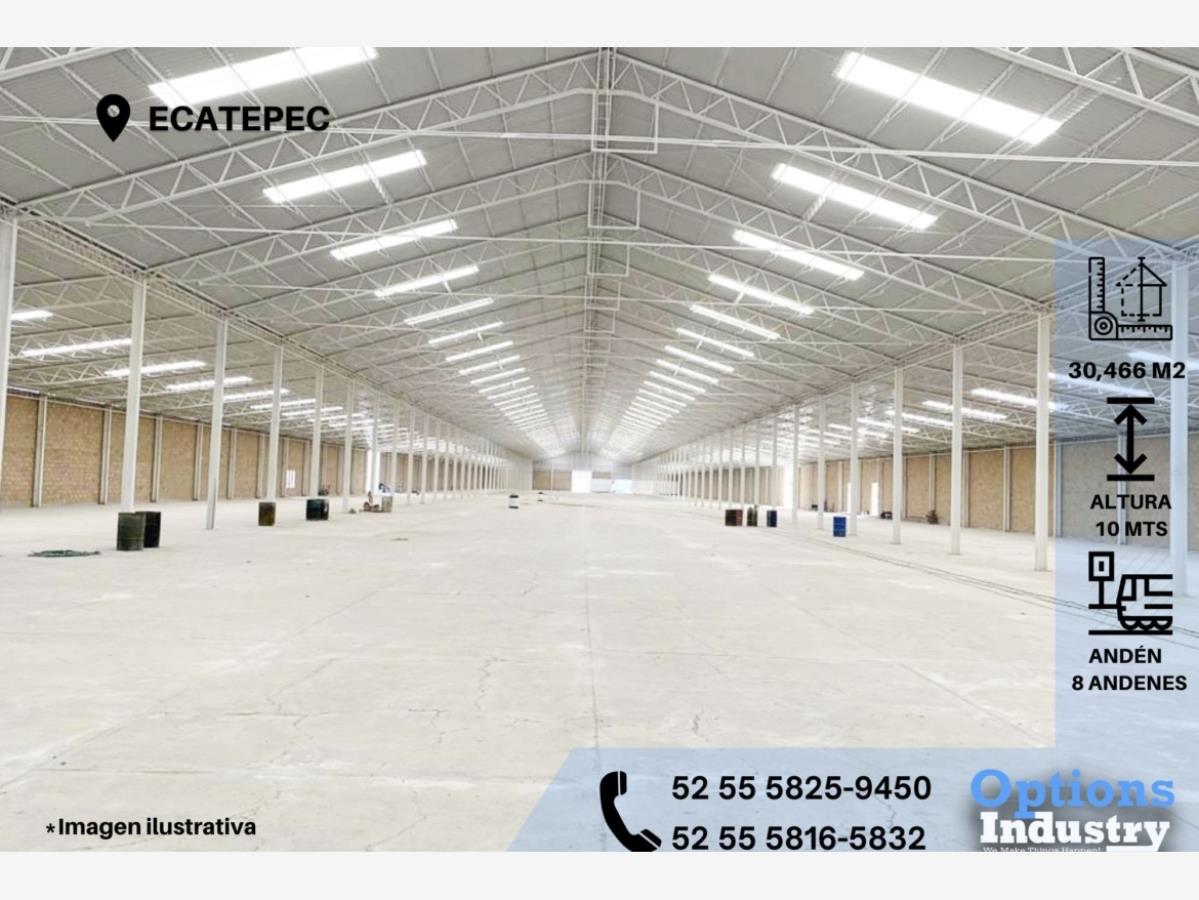 Nave en renta en San Cristobal Centro, Ecatepec de Morelos — foto 1 de 3