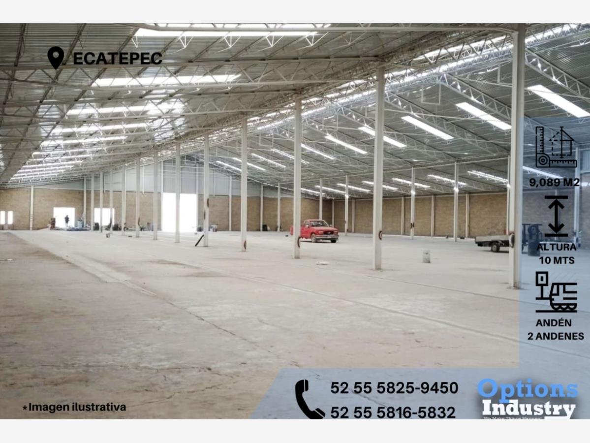 Nave en renta en San Cristobal Centro, Ecatepec de Morelos — foto 1 de 3