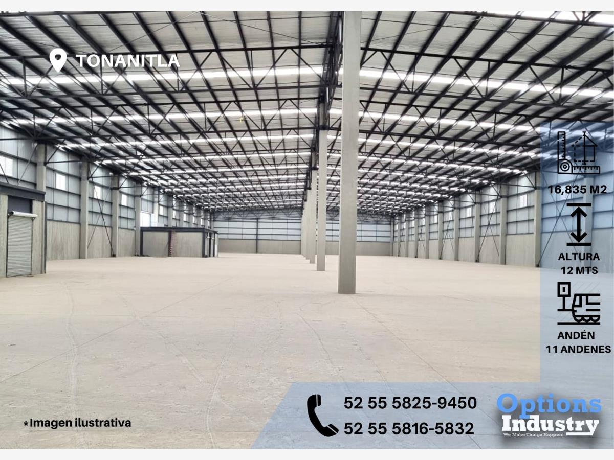 Nave en renta en Santa Maria Tonanitla, Tonanitla — foto 1 de 5