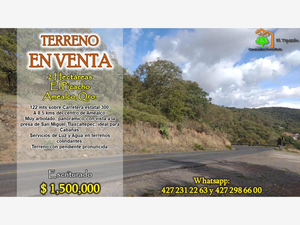Terreno en venta en El Picacho, Amealco de Bonfil — foto 1 de 9