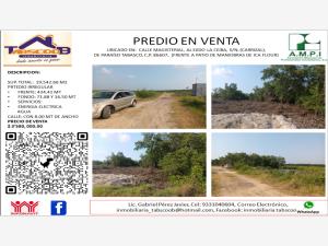 Terreno en venta en Puerto Ceiba (carrizal), Paraíso, Tabasco