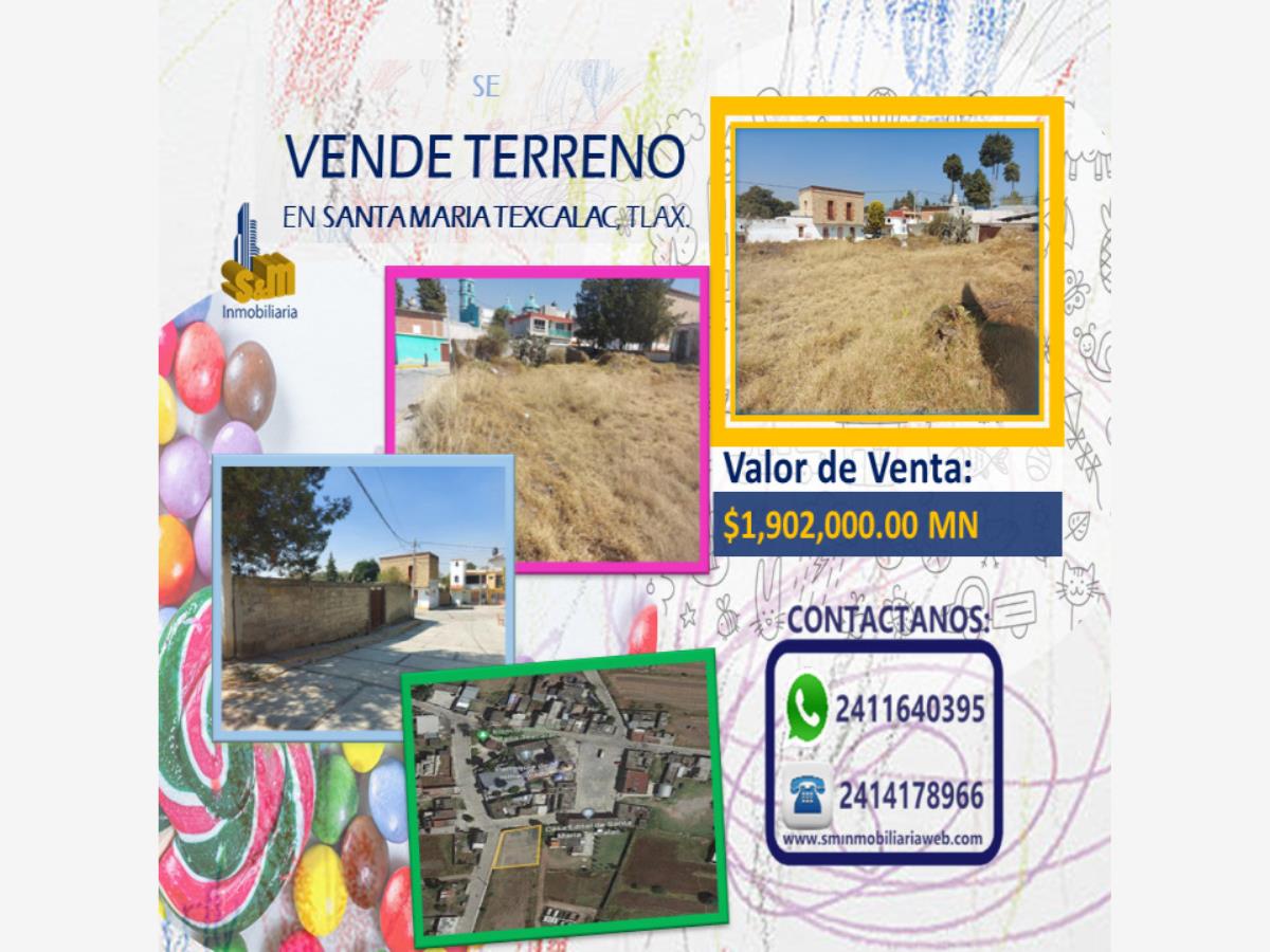 Terreno en venta en Santa Maria Texcalac, Apizaco — foto 1 de 6