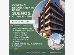 Departamento en Costa Verde, Boca del Río, Veracruz de Ignacio de la Llave